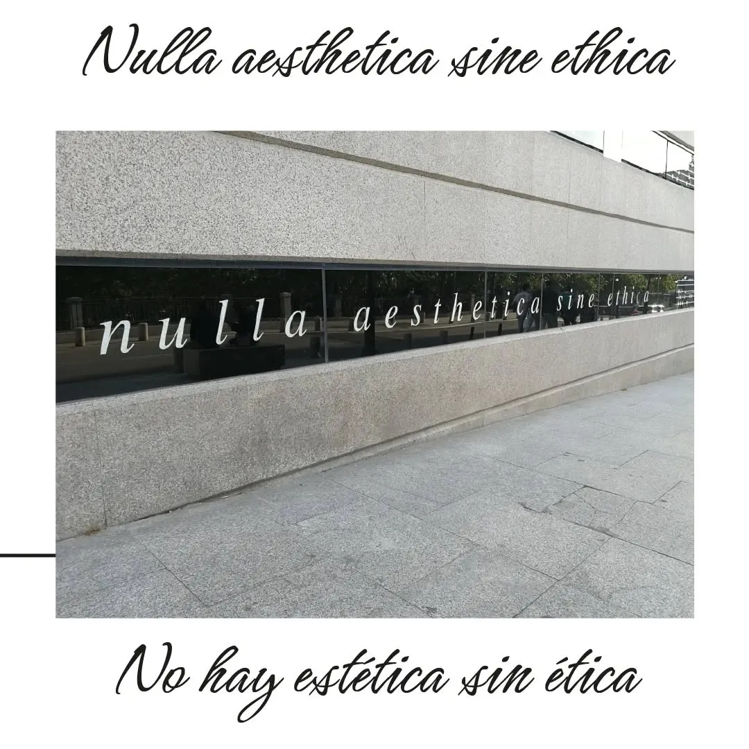 no hay estética sin ética